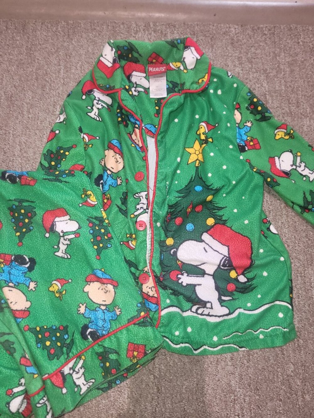 Charlie Brown Christmas pajamas